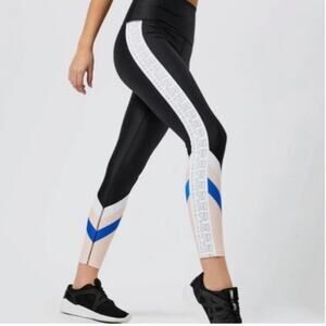 PE Nation bang bang legging logo side stripe Sz S